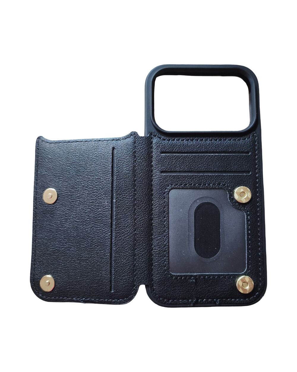 Keallce iPhone 17 Pro Wallet Case with Card Holder Flip Leather Cover Black NIB